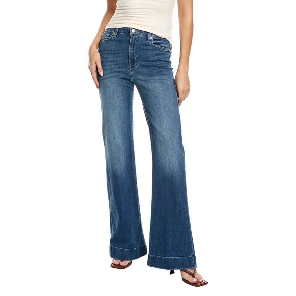7 For All Mankind Womens  Modern Dojo Almost Love Kick Flare Jean